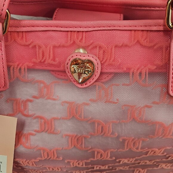 Viral Juicy Couture Pink Handbag with Shoulder Strap - Picture 3 of 3